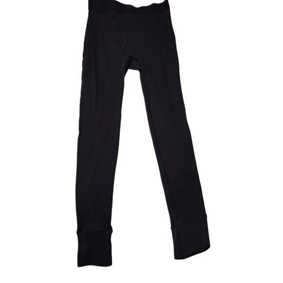 SKIMS Cotton Rib Leggings Pants Soot Black Size Large NWT - Picture 3 of 6